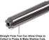 uxcell 9pcs Chucking Reamer Set, High Speed Steel H7 Tolerance, Straight Flute Milling Cutter for Lathe Machine