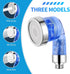 2Pcs 3 Blue Shampoo Bowl Sprayer Head with Filter Salon Shampoo Bowl Faucet Sink Sprayers Lava Cabezas Para Peluquera