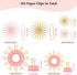 Cute Paper Clips Binder Clips Combo Set, 165 Pcs, Assorted Sizes for Office Supplies