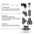 TAILONZ PNEUMATIC 1/4 Inch OD Pneumatic Joint Combination Set, Pack of 13, Includes 1/4” Union Ball Valve