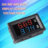 6pcs Digital Voltmeter Ammeter DC 100V 10A, Voltage Current Volt Amp Meter Tester, Dual LED Display Panel with Connect