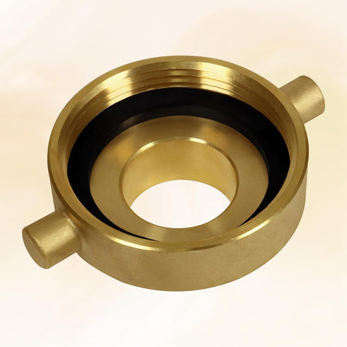 2-1/2"NH NST Female x 1-1/2" NPT Male Fire Hydrant Adapter, Brass Fire Equipment for Fire Hose