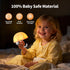LED Umbrella Night Light, Rechargeable Touch Lamp for Nursery, Bedside Lamp with Cute Animal Design, White (Pink)