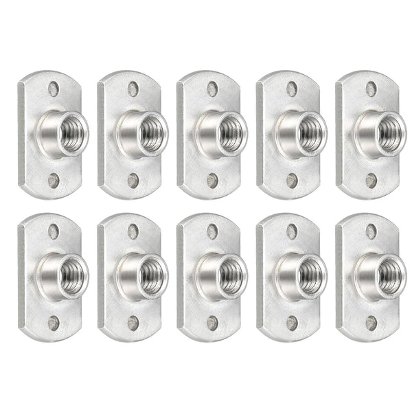 METALLIXITY Spot Weld Nuts (M6) 10Pcs, Carbon Steel Double Tab Fastener Nut for Industrial Building