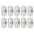 METALLIXITY Spot Weld Nuts (M6) 10Pcs, Carbon Steel Double Tab Fastener Nut for Industrial Building