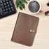 Rustic Leather Journal Cover for Spiral Steno Books - 6" x 9" Handmade Refillable Notebook Cover