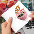 The Best Card Company 50th Milestone Anniversary Card with Envelope for Men, Women - 50 Loving Years of Marriage