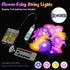 8.5ft 20LED Flower Lights Cute Fairy String Lights Floral Room Decor Night Lights USB Plug in or Battery Power String