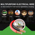 Tyumen 40FT 18 2pin 2 12V/24V 18AWG Gauge Color Red Black Cable Hookup Electrical Wire LED Strips Extension Cord DC