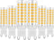 YUIIP G9 LED Bulb Dimmable 6W Warm White 3000K, T4 G9 Ceramic