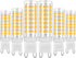 YUIIP G9 LED Bulb Dimmable 6W Warm White 3000K, T4 G9 Ceramic