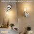 1-Light E26 Bulb GORDNWE Bathroom Wall Sconce, Brushed Nickel Vanity Light, Modern Wall Light Fixture with Clear Glass