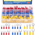 Glarks 360pcs Quick Disconnect Electrical Insulated Spade Fork Ring Solderless Crimp Terminals Connectors Assortment