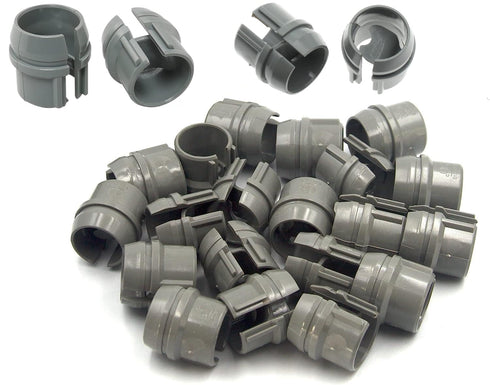 50pcs 1/2 Inch Non-Metallic Cable Connector, Snap Style Installation for Confined Areas, Single Cable