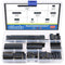 Glarks 120Pcs 2.54mm Straight Single Row PCB Board Female Pin Header Socket Connector Strip Assortment Kit