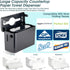Countertop Paper Towel Dispenser - Large Capacity Dispenser & Single Sheet Design for Home, Office, or A Small Business