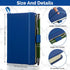 Laumoi 20 Pack Pocket Notebook Journals, 3.7" x 5.7" Hardcover Mini Notebooks with Pen Holder, A6 Lined, 100Gsm Paper