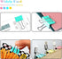Mini Binder Clips, 120 Pack, 5/8 Inch, Standard 15mm, Color, Office Supplies with Mini Storage Boxes