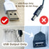 Pack 5V USB Portable Battery for Neon Signs - LED Neon Sign Power Supply, Convert USB-Powered Neon Lights
