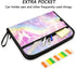 Rainbow Butterflies 13 Pocket Expanding File Folder with Labels, A4 Document Folder, Zipper Closure