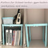 Pack 2 Locker Shelf Adjustable Height and Width, Locker Organizer for Work, Locker Shelves for School Locker