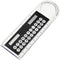 Black Mini Calculator, Portable Pocket Handheld 3 in 1 Solar Powered Calculator Ruler Magnifier for Students Kids