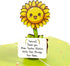 FORESTBOLD Teacher Appreciation Gift , 3D Sunflower Pop Up Card Mother's Day Card