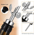 JOUTYFOR 12 Pcs Weighted Stainless Steel Liquor Bottle Pourers Auto Flip Olive Oil Dispenser Spout Balsamic Alcohol