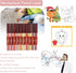 Mechanical Pencil 2.0mm, Rounded Mechanical Pencil Refills with Colored Leads for Draft Drawing, Writing, Crafting