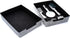 WELAXY 2-Piece Stackable Desk Drawer Organizer Trays - Felt Storage Bins for Document File Papers, Home Office Supplies