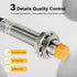 ATO 2Pcs M12 Proximity Switch NPN NO Inductive Proximity Sensor Approach Sensor for 3D Printer Probe