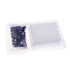 2ML Polypropylene Vials - 9mm Short Thread Vial with Micro Volume 300µL, Blue Screw Cap with Hole, Pack of 100