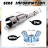 Otoolling 102 1/4" -20 Set Pcs Washer Wing Nuts with Power Driver Bit Hurricane Protection Hardware Hexagon Head Drill