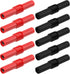10Pcs Insulated 4mm Banana Plug Coupler, Female to Female Socket Jack for Multimeter Electrical Testing