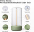 AUGE LIGHT Mini Minimalist Table Lamp Cordless Lamp Rechargeable Table Lamp Portable Nightstand Lamps Desk Lamps