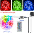 44 24V KEXU Key RGB LED Strip Lights IR Remote Control, Remote Receiver for RGB LED Light Strip, Power Adapter for LED