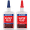 57 Grams (2 oz) Super Glue All Purpose with Anti Clog Cap, Cyanoacrylate Glue for Hard Plastics, DIY Craft, Metal