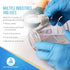 Dynarex Safe-Touch Disposable Nitrile Exam Gloves, Powder-Free, Blue, Small, 1 Box of 100