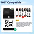 ZIPRINT Remanufactured Ink Cartridge Replacement for Epson 252XL, 2-Pack for Workforce Printers