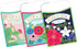 Barker Creek Peel & Stick Library Pockets, Petals & Prickles, 3 Designs for Library, Index, and Recipe Cards