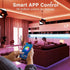 200ft, hyrion LED Strip Lights Music Sync LED Lights Strip for Bedroom, RGB Color Changing Bluetooth LED Lights