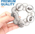 E BAVITE Heavy Duty Magnetic Hooks, 100 LB with Countersunk Hole Eyebolt, Pack of 10