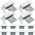 Jersvimc 12Pcs Closet Cabinet Door Magnets Catch Magnetic Door Catch, Magnetic Shutter Hardware Drawer Magnet Latch