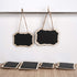 ONUPGO 16 Pack Chalkboard Tags with String, Mini Erasable Hanging Chalkboards, Wooden Signs, Price Tags