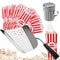 Poppy's Ultimate Popcorn Machine Supplies Bundle - Kernel Sifting Speed Scoop, Seasoning Dredge, 1-Ounce Bags (100