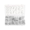 Spring Assortment Set, NEIKO 50456A, 200 Piece, Zinc Plated Steel Mechanical Compression Springs