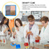 Density Copper Cube Set, 4Pcs Scientific Density Cube for Lab Experiment Tool