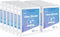 SUNEE 3 Ring Binder 1 Inch, 12 Pack Clear View PVC-Free Binders for School or Office Supplies, White