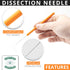 Assorted Multicolor Lab Dissecting Teasing Needles - Plastic Handles