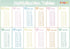 Multiplication Dry Erase Board for Kids, Times Tables, Math Multiplication Chart for School Supply & Homeschool